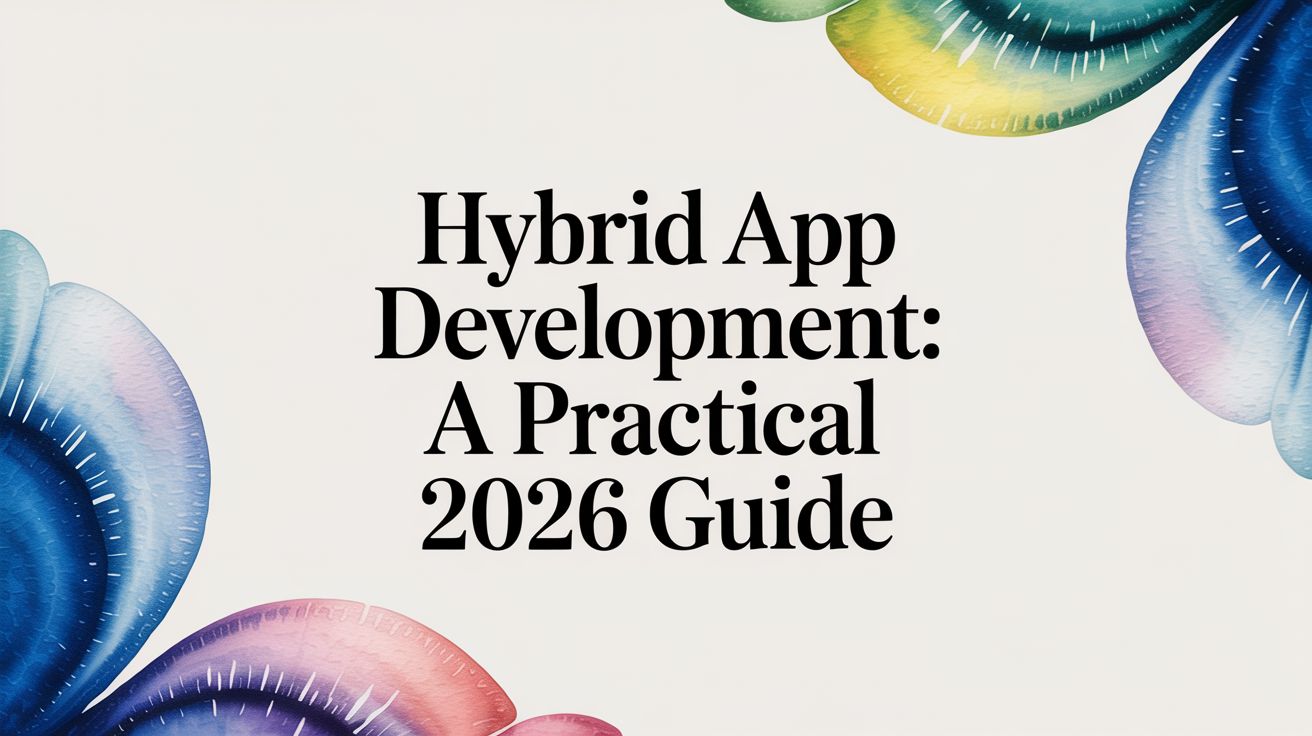 Hybrid App Development: A Practical 2026 Guide: article cover
