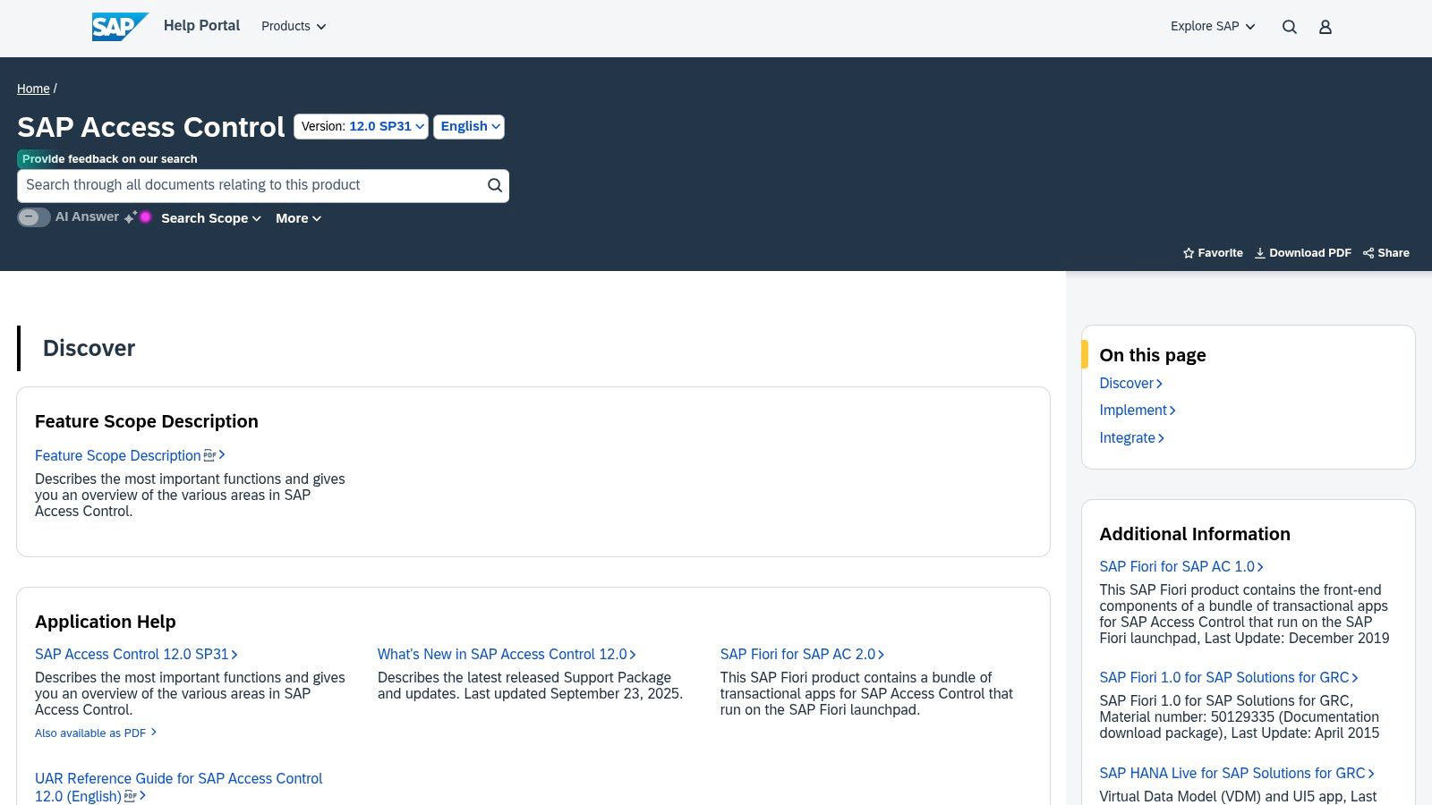 SAP GRC (Access Control, Process Control, Risk Management)
