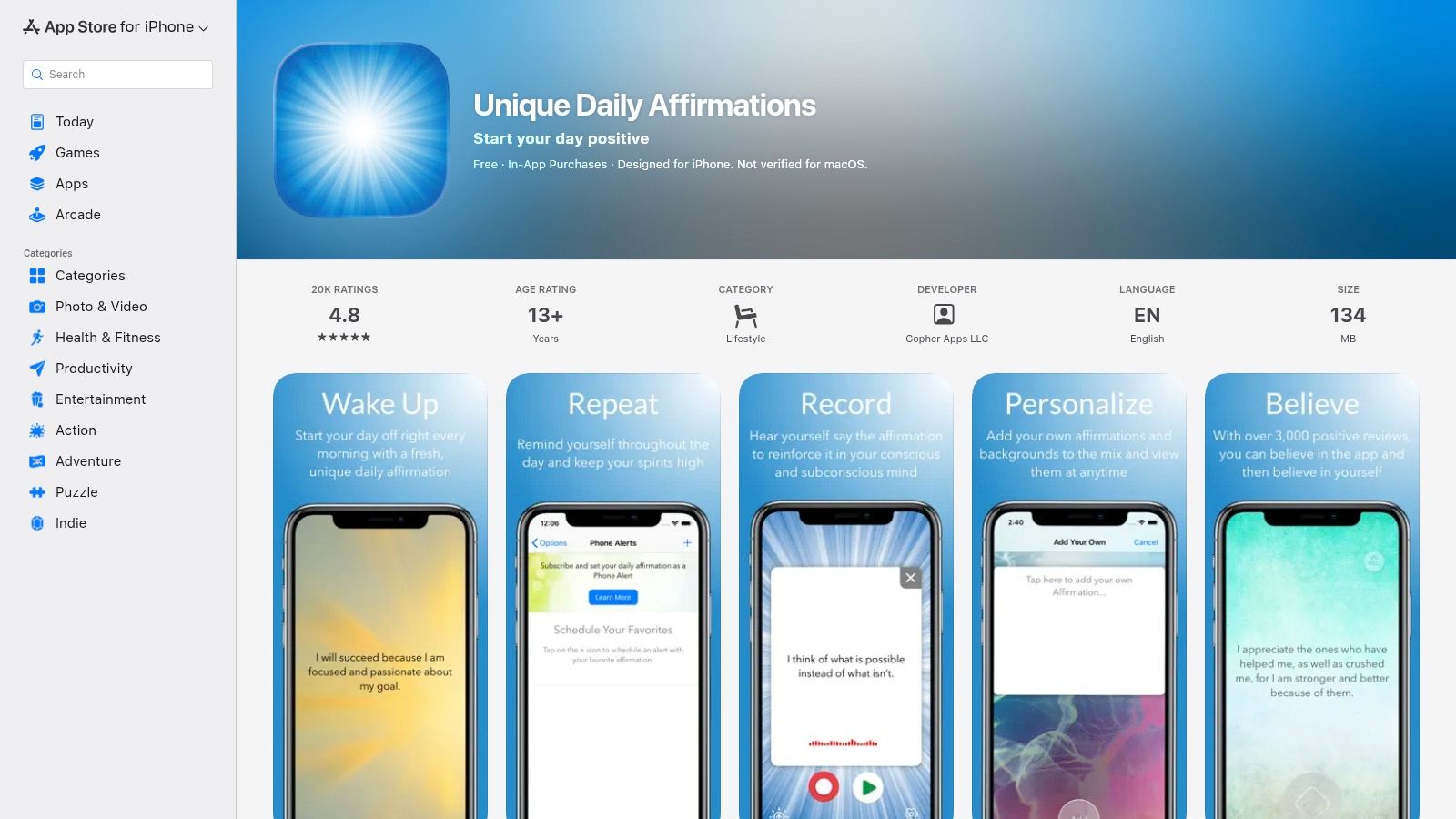 Unique Daily Affirmations