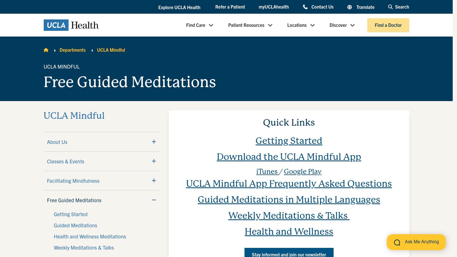 UCLA Mindful