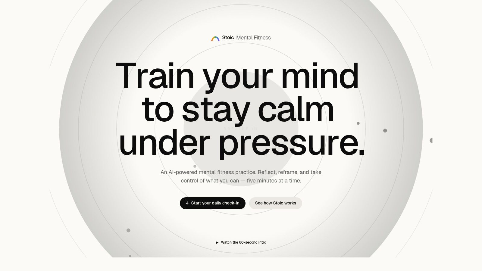 Stoic: Mental Health Journal