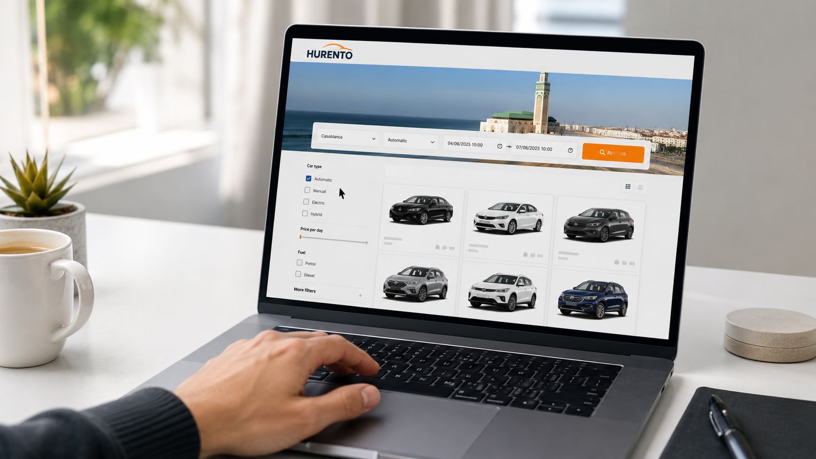 Screenshot from https://hurento.com/search?transmission=automatic