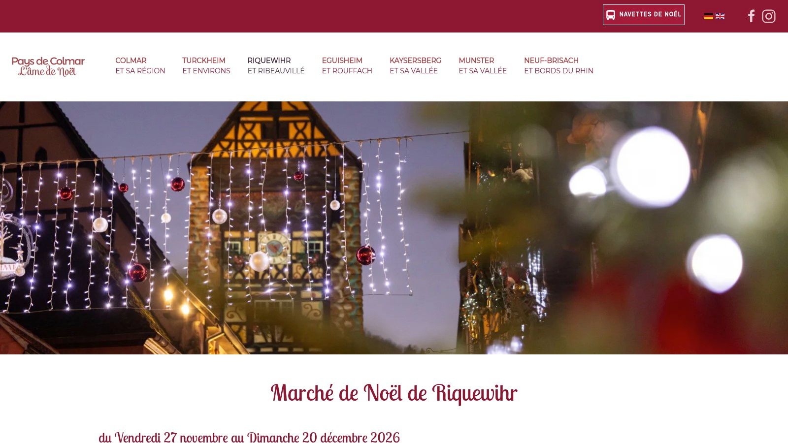 Riquewihr – Marché de Noël de Riquewihr
