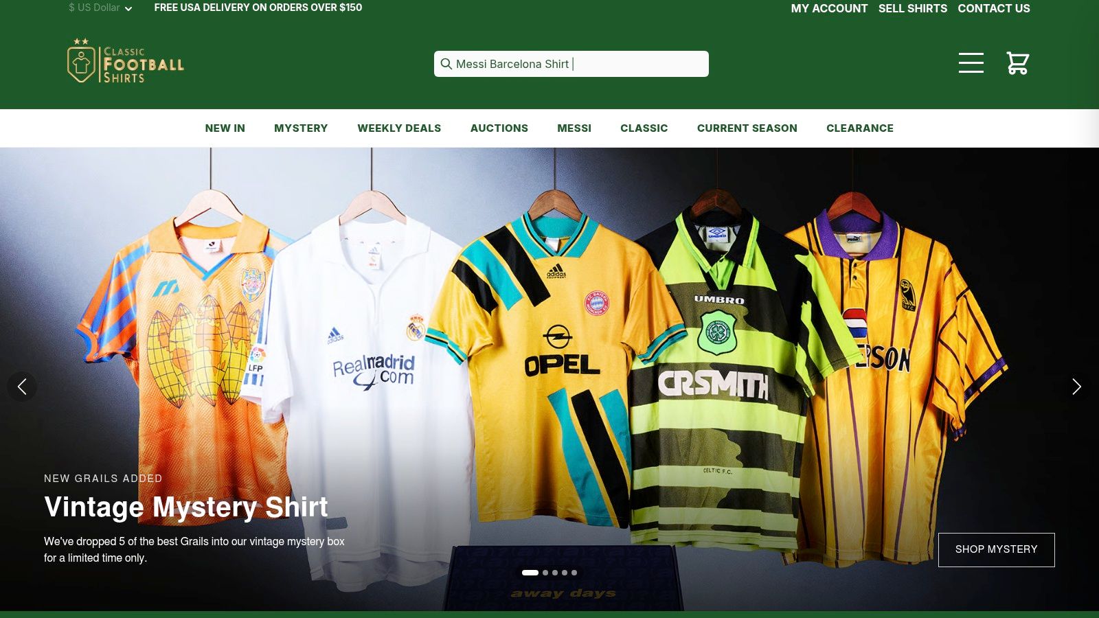 Classic Football Shirts