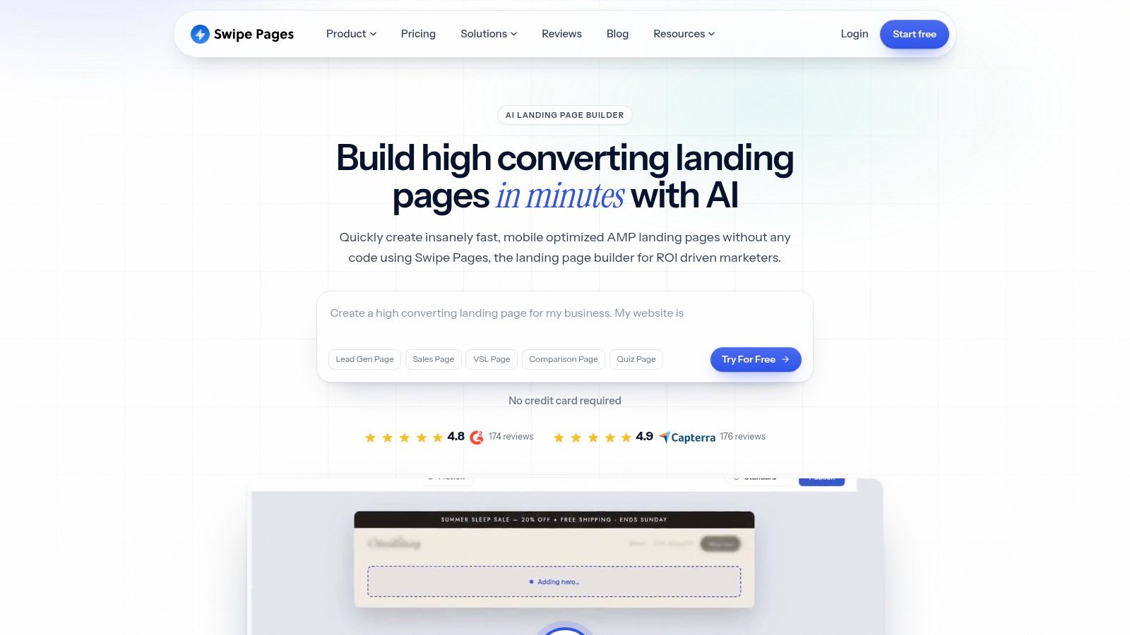 Swipe Pages