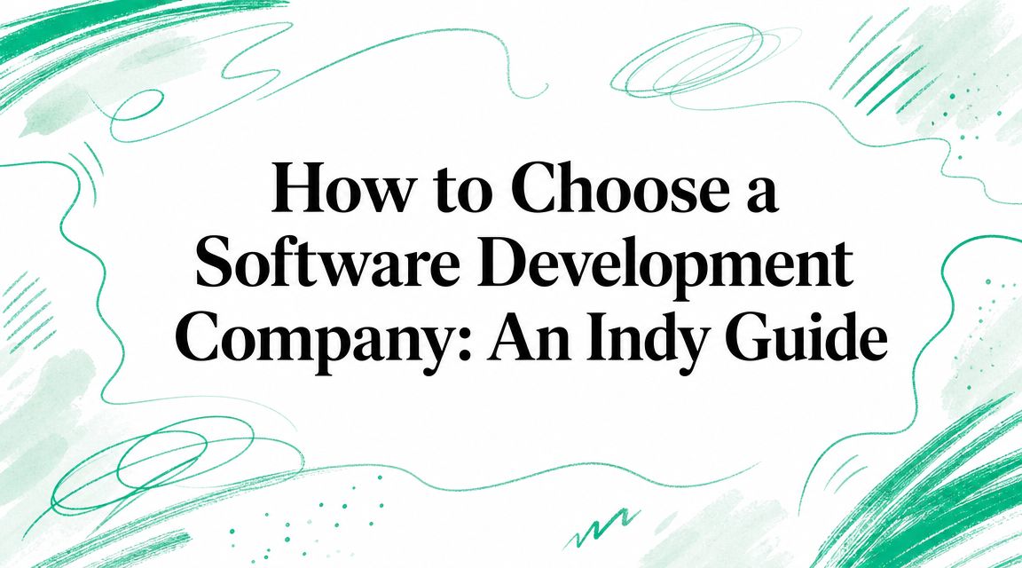 How to Choose a Software Development Company: An Indy Guide