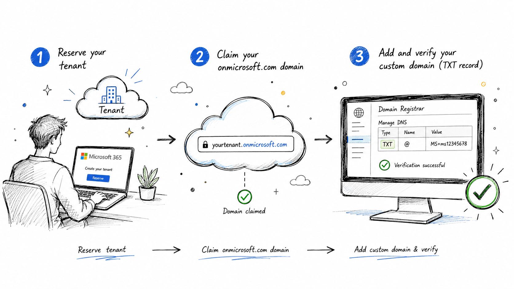 Screenshot from https://learn.microsoft.com/en-us/microsoft-365/admin/setup/add-domain/assets/add-domain-overview.png
