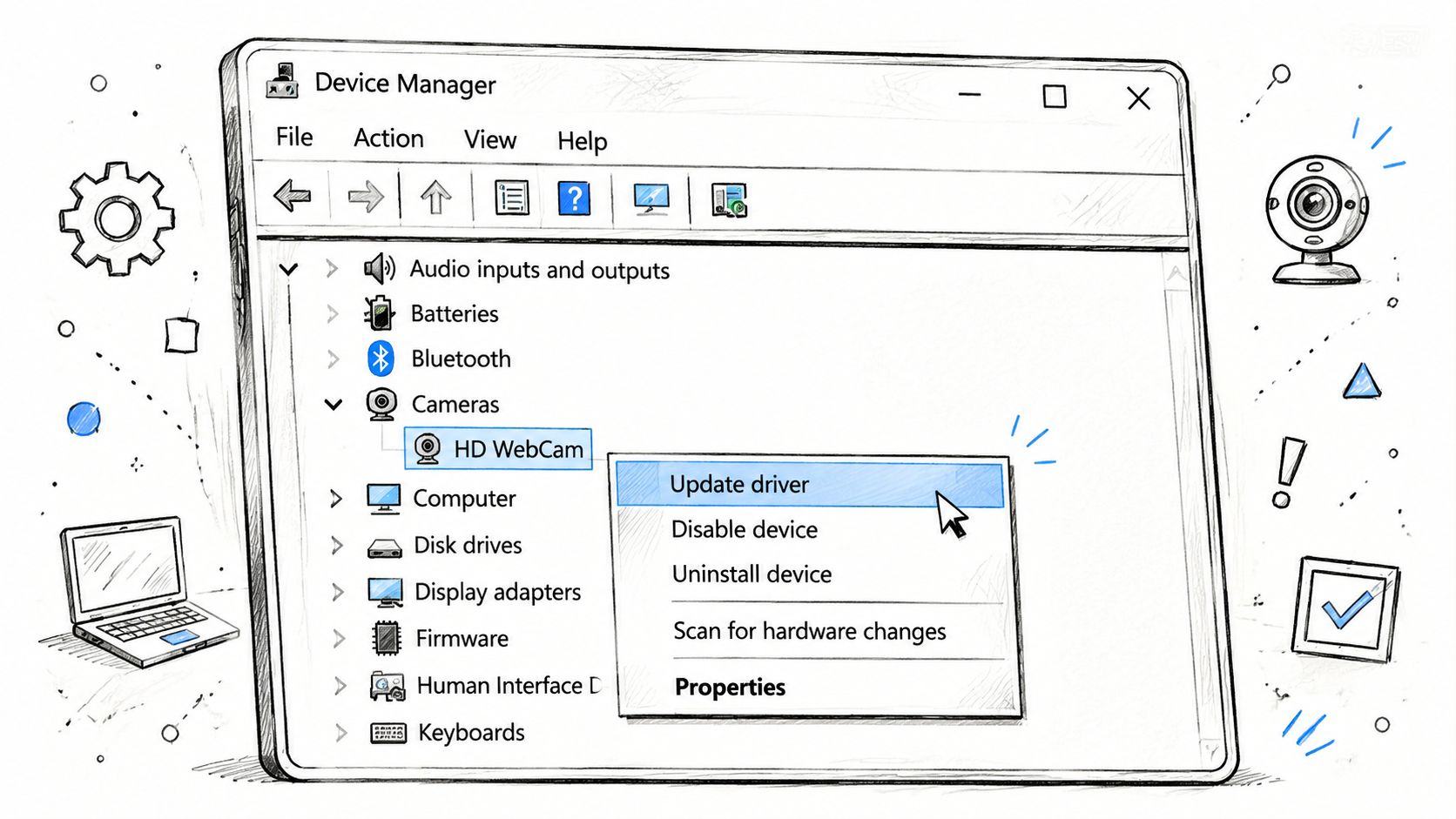Screenshot from https://example.com/screenshots/device-manager-webcam-update.png