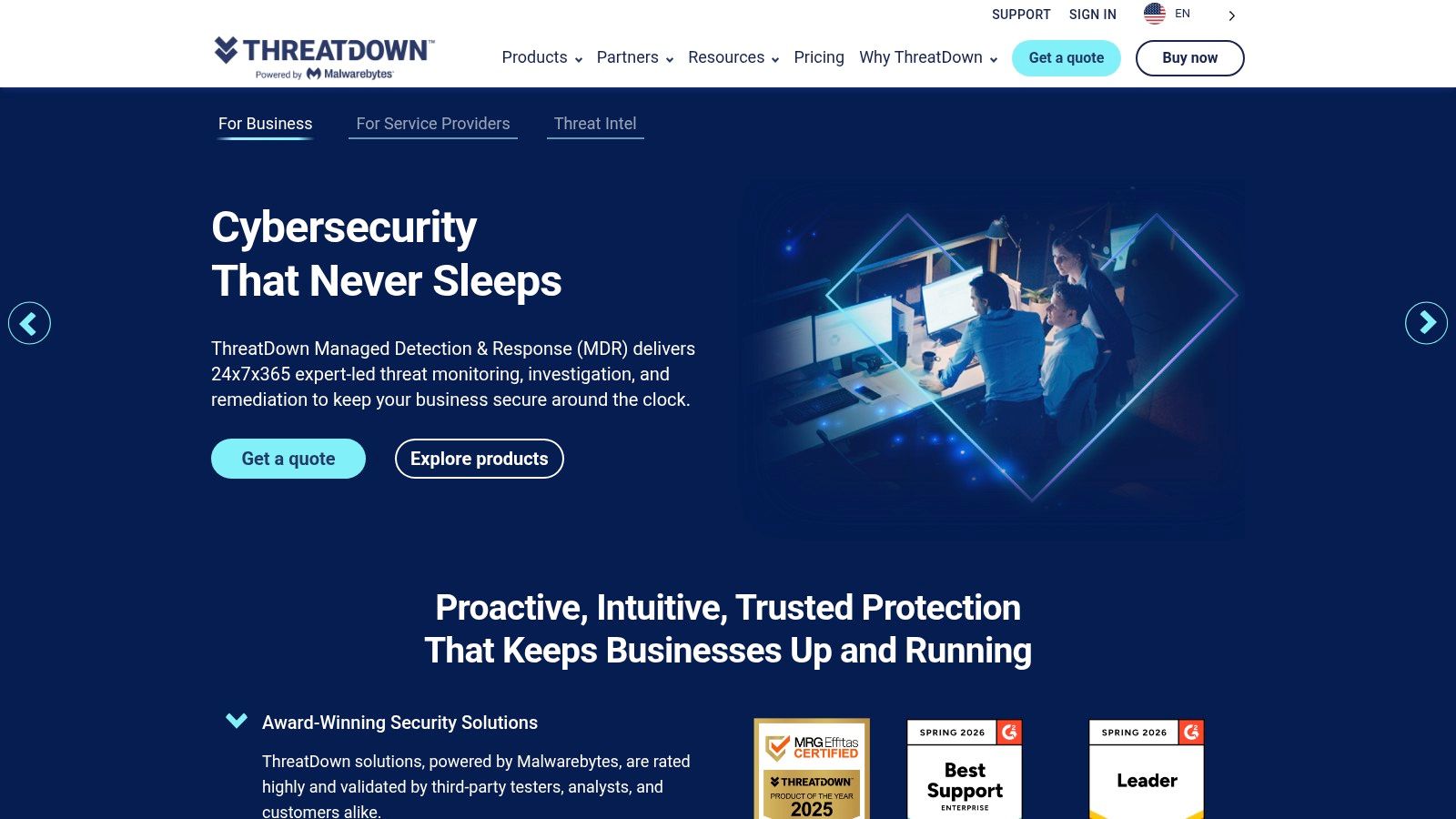ThreatDown by Malwarebytes (formerly Malwarebytes for Business)