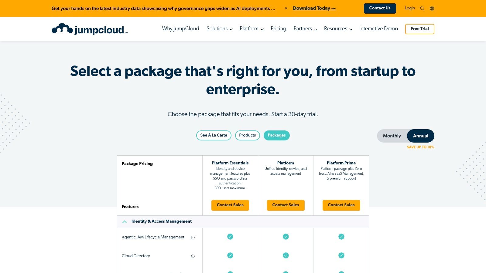 JumpCloud Open Directory Platform