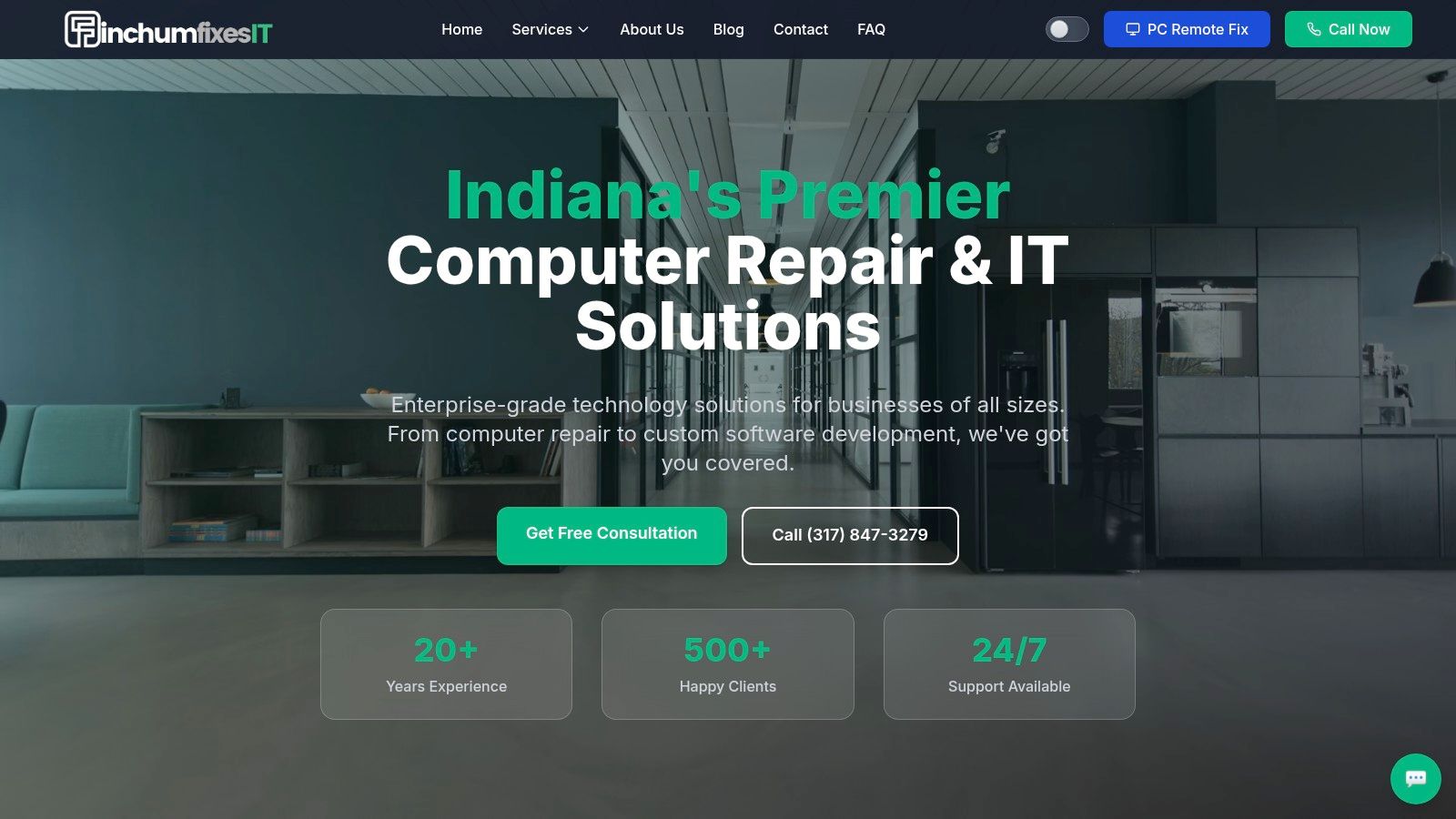 Finchum Fixes IT – Premier IT Services & Computer Repair in Greenwood, Indiana