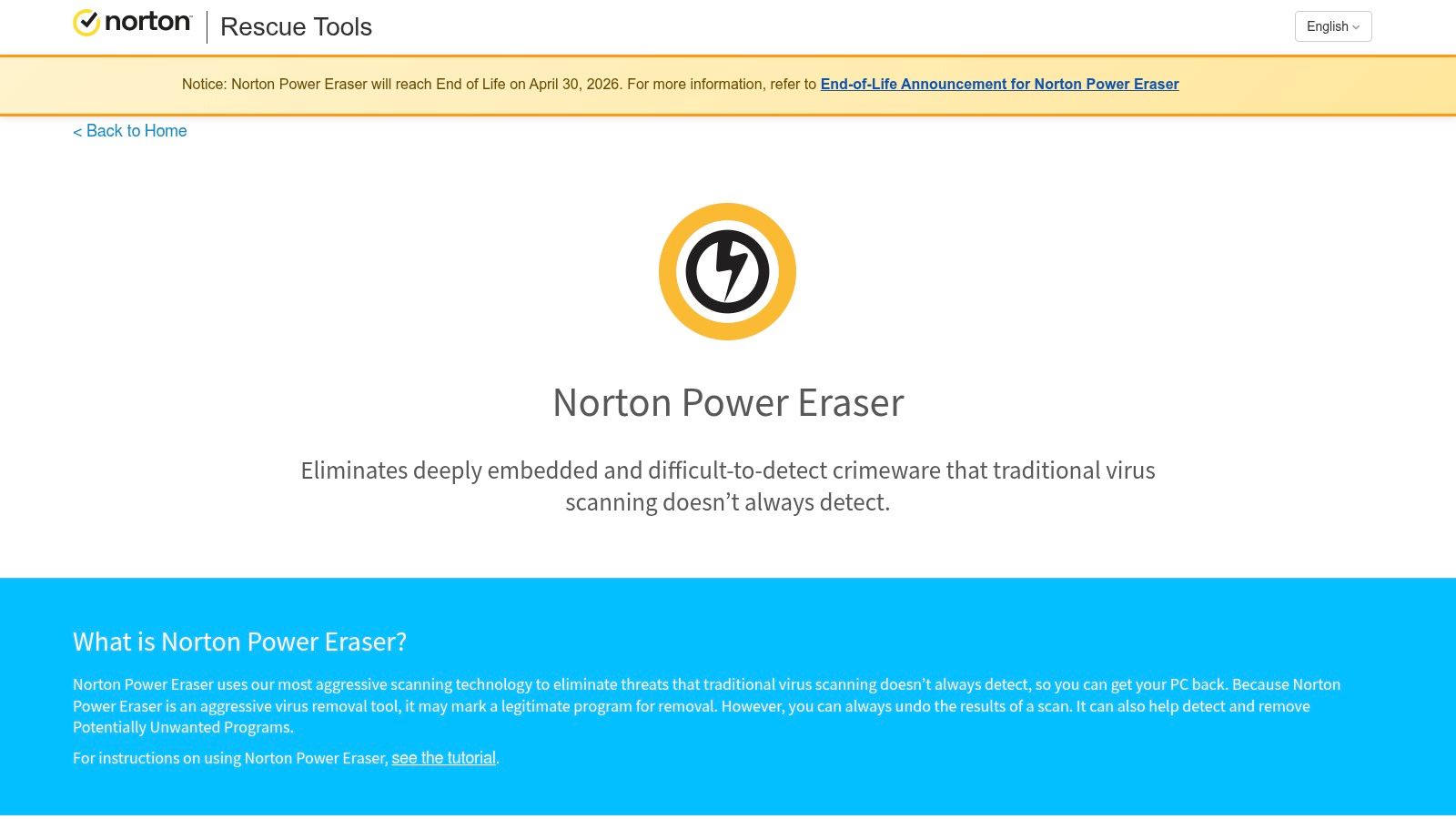 Norton Power Eraser