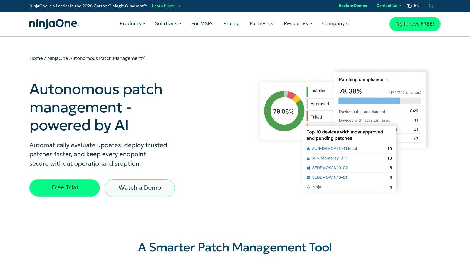 NinjaOne Patch Management