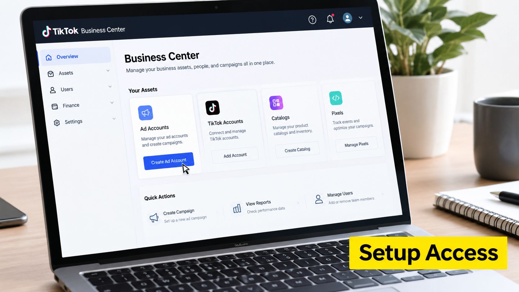 Screenshot from https://ads.tiktok.com/business/create