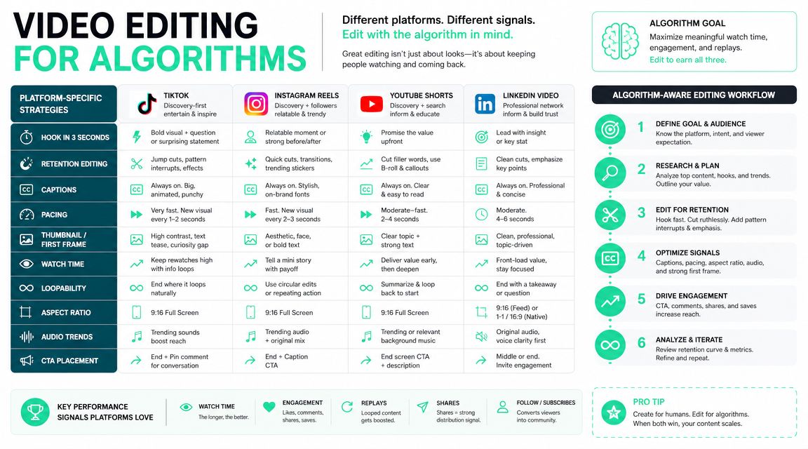 Editing for Algorithms Platform-Specific Strategies