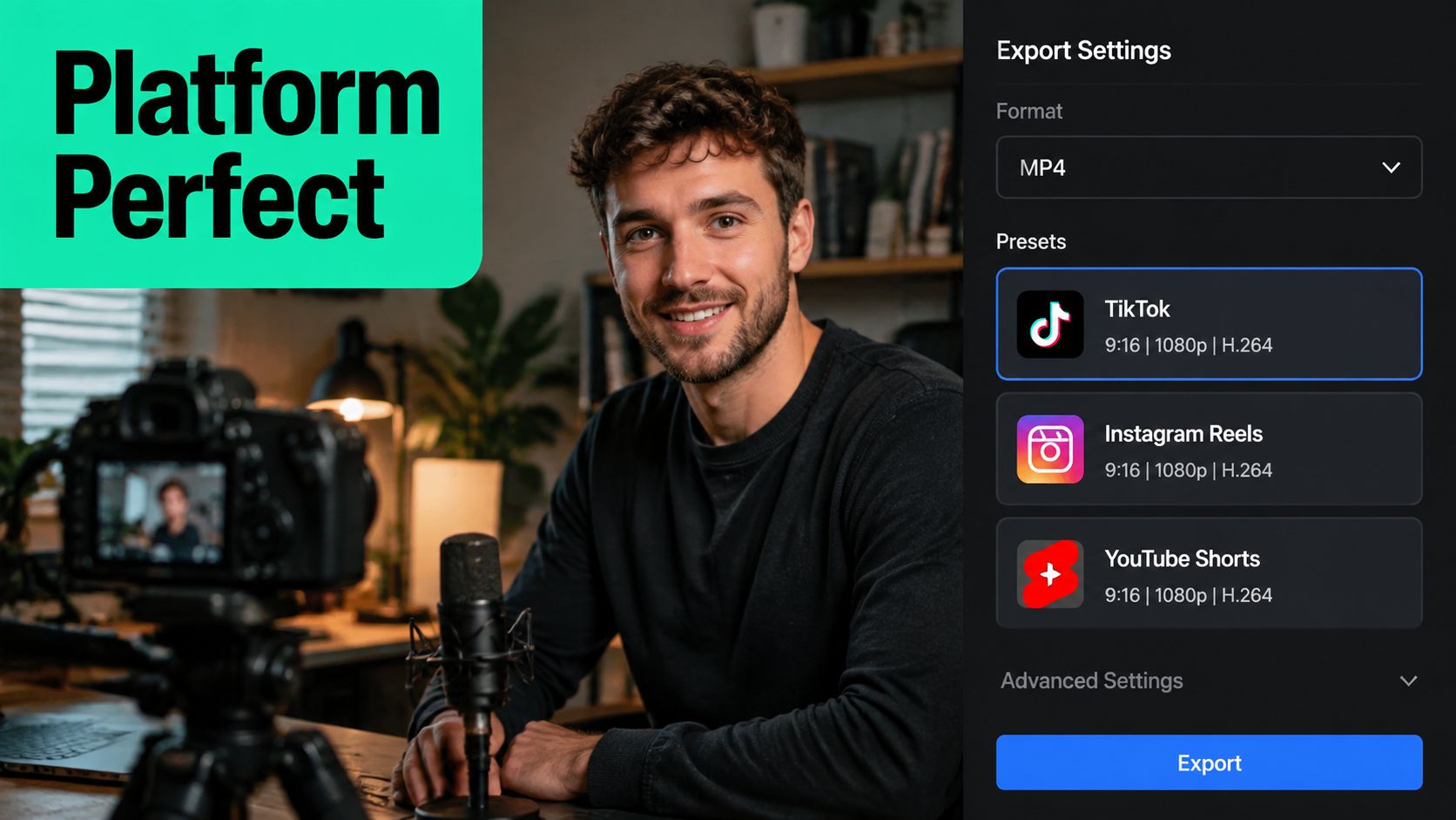 Screenshot from https://docs.blitzreels.com/screenshots/preset-dropdown.png