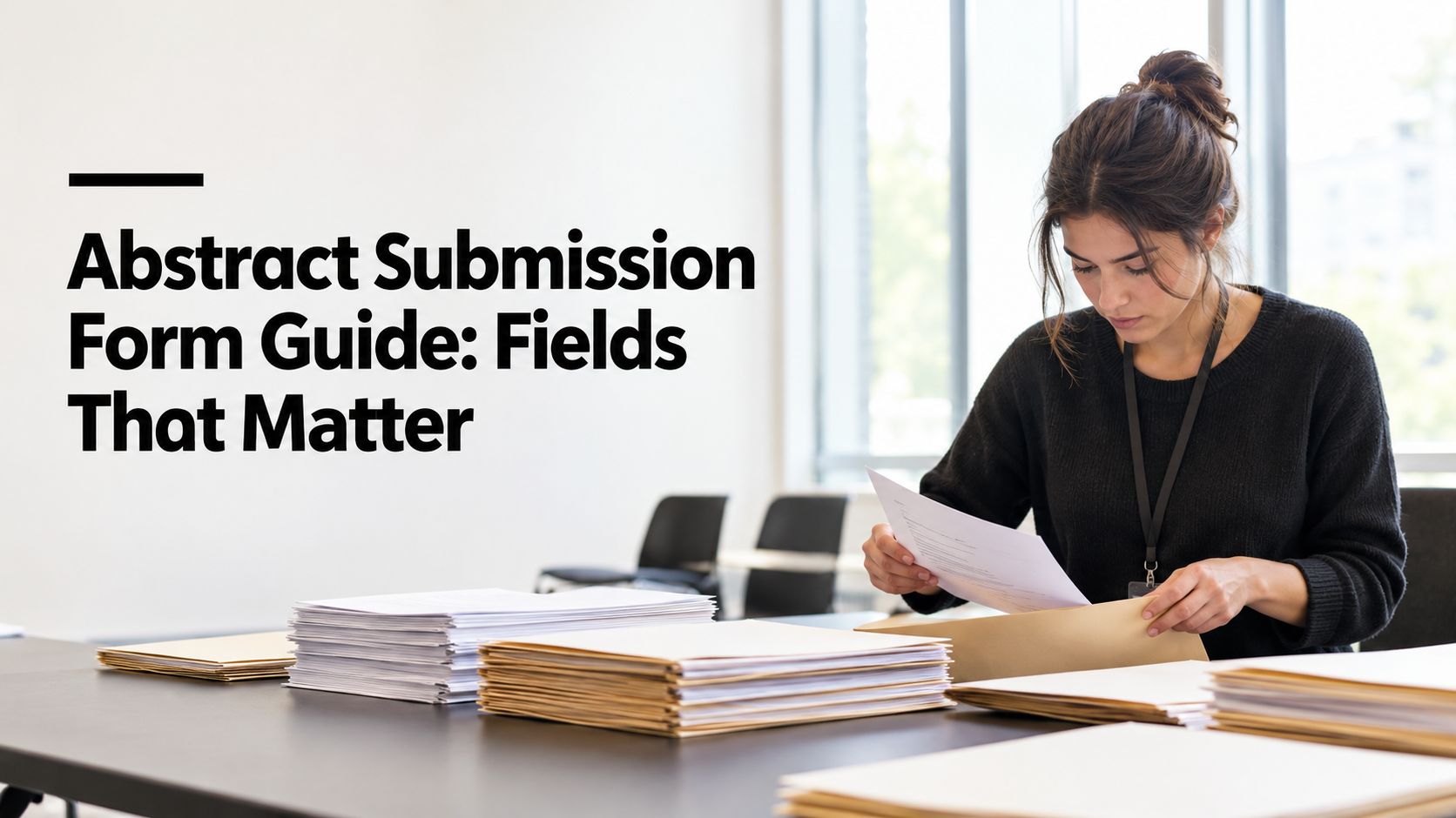 Abstract Submission Form Guide: Fields That Matter