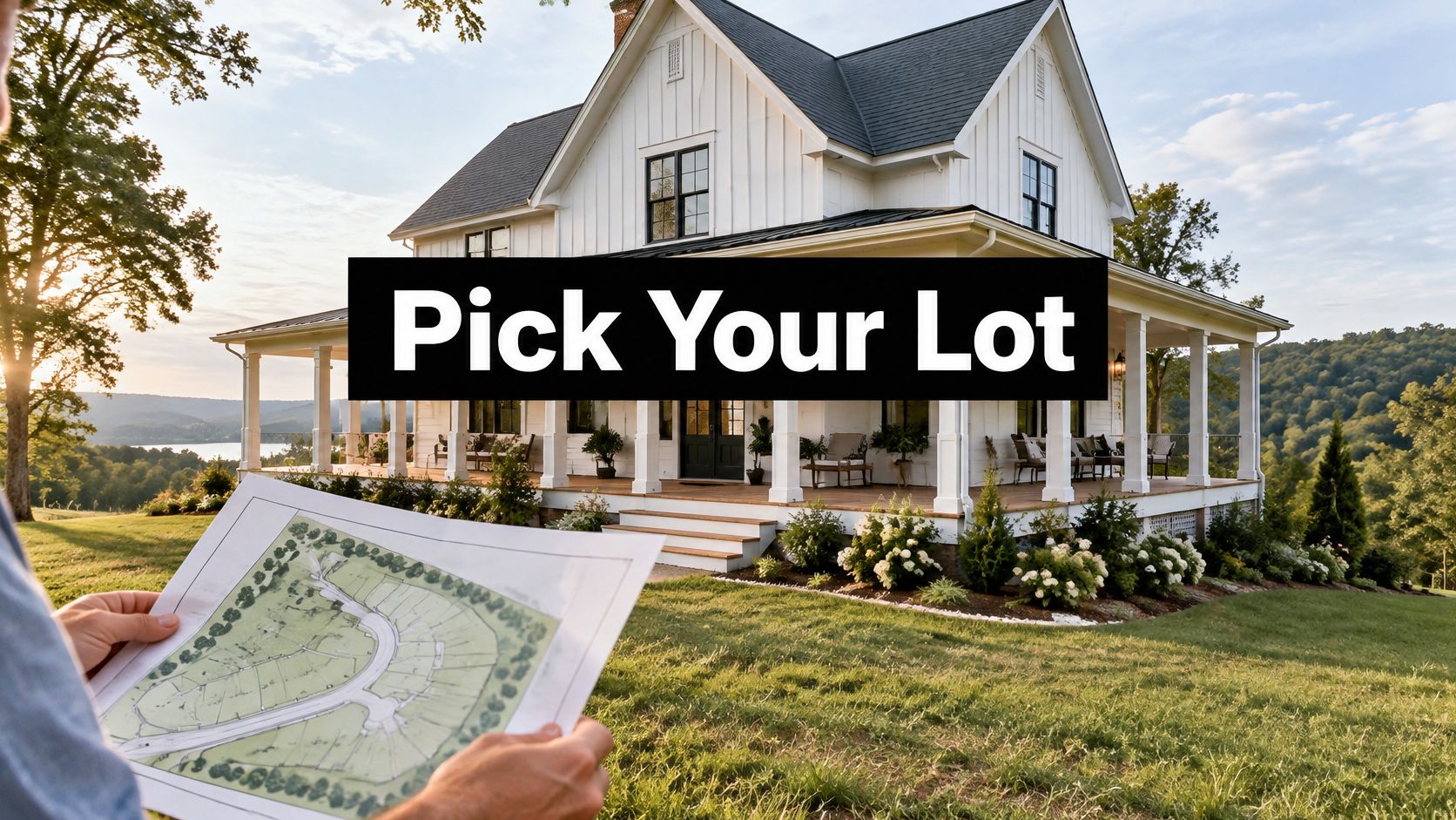 Farmhouse Floor Plans with Wrap Around Porch: Pick Your Lot