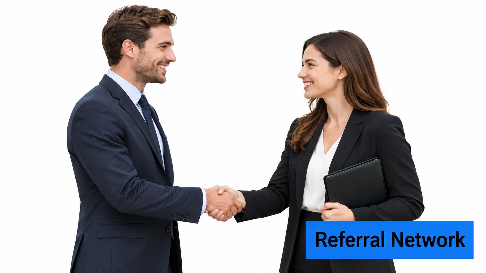 Commercial cleaning business networking partnership