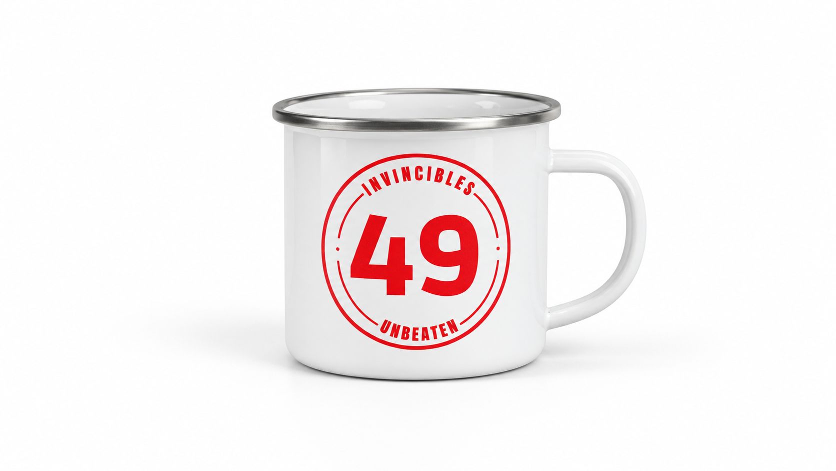 Arsenal 49 Unbeaten Enamel Mug