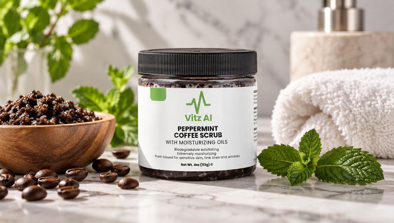 Peppermint Coffee Scrub