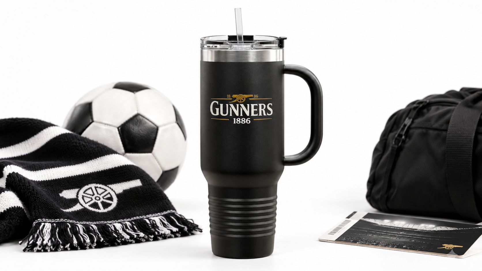 Arsenal 1886 Insulated 40oz Travel Mug