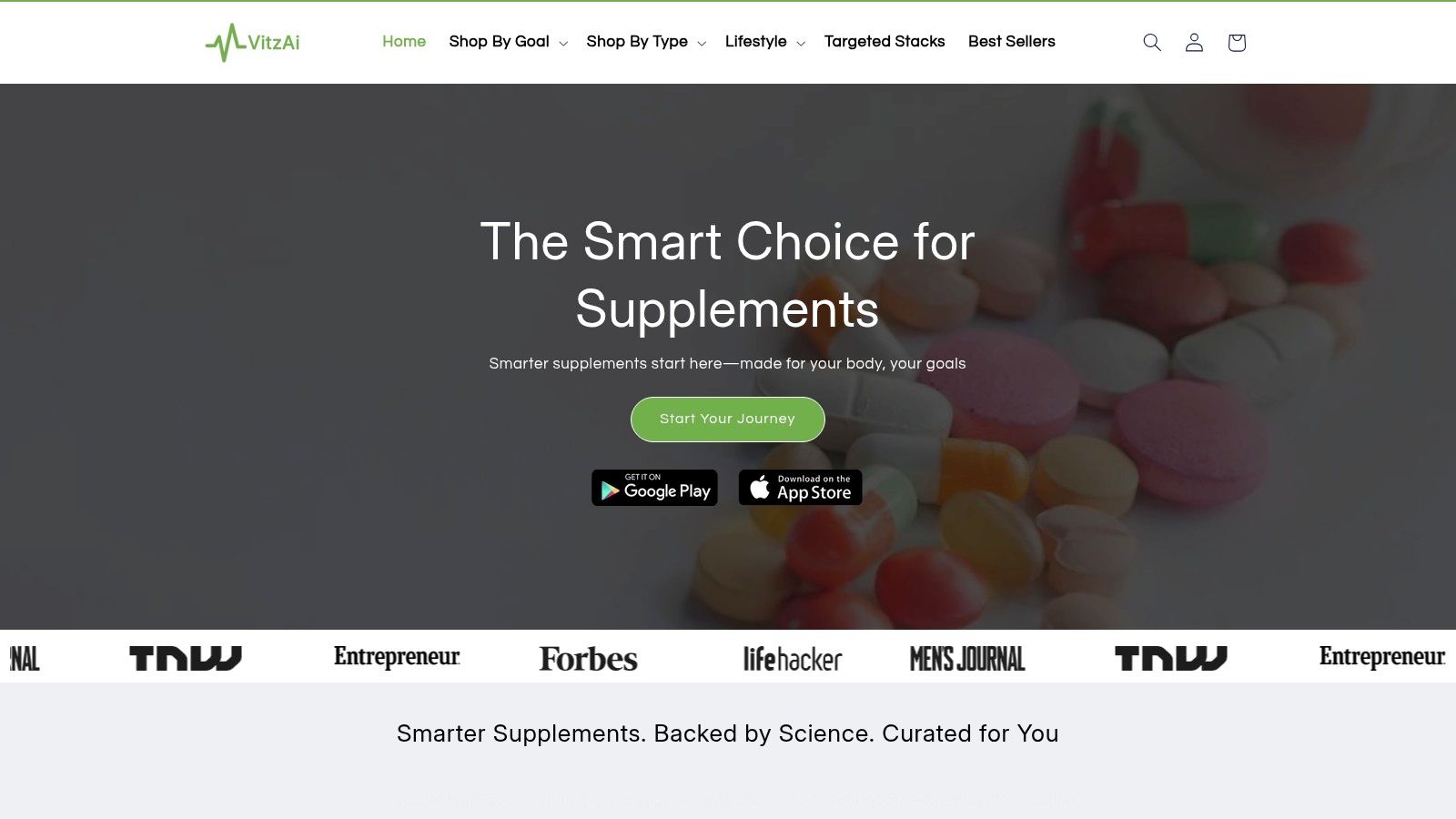 Screenshot from https://vitzai.com