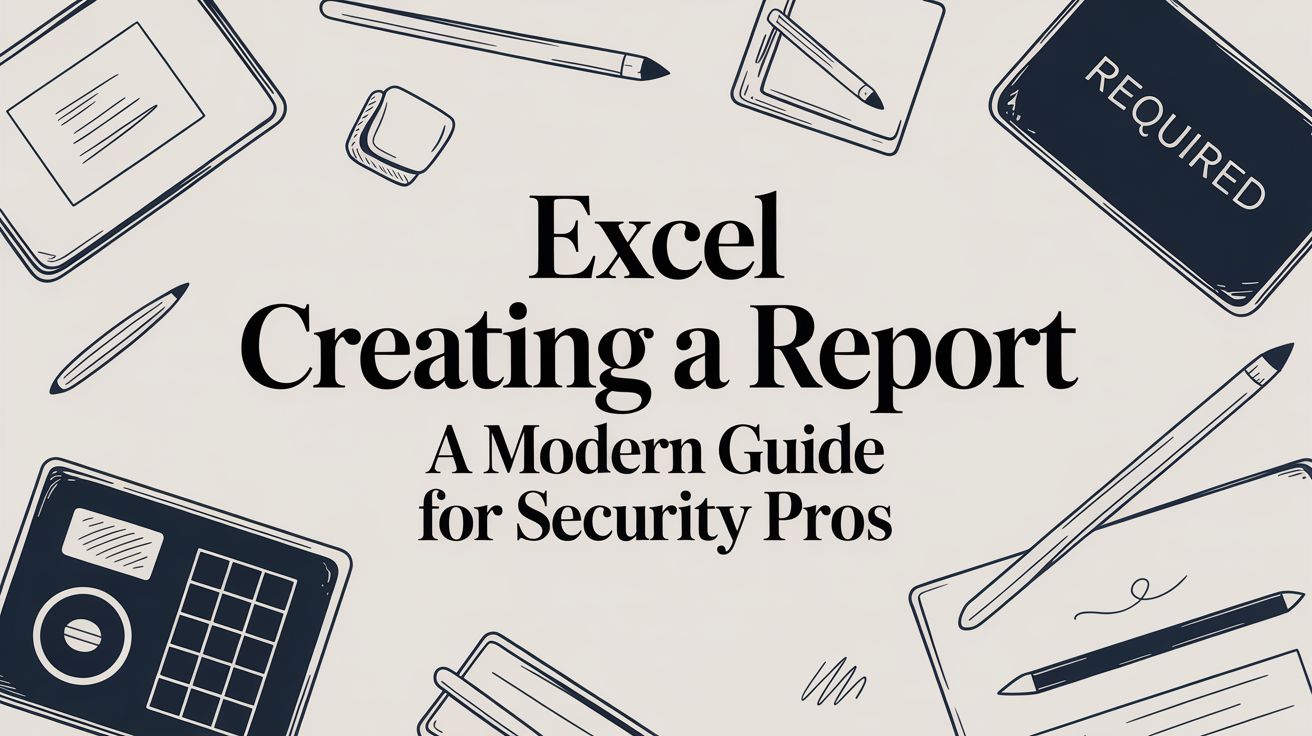 Excel Creating a Report A Modern Guide for Security Pros | Vulnsy