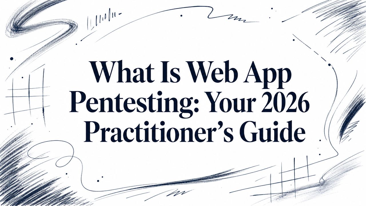 What Is Web App Pentesting: Your 2026 Practitioner's Guide | Vulnsy