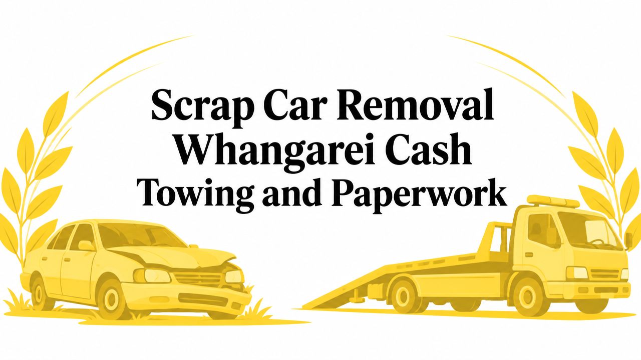 Scrap Car Removal Whangarei Cash Towing and Paperwork