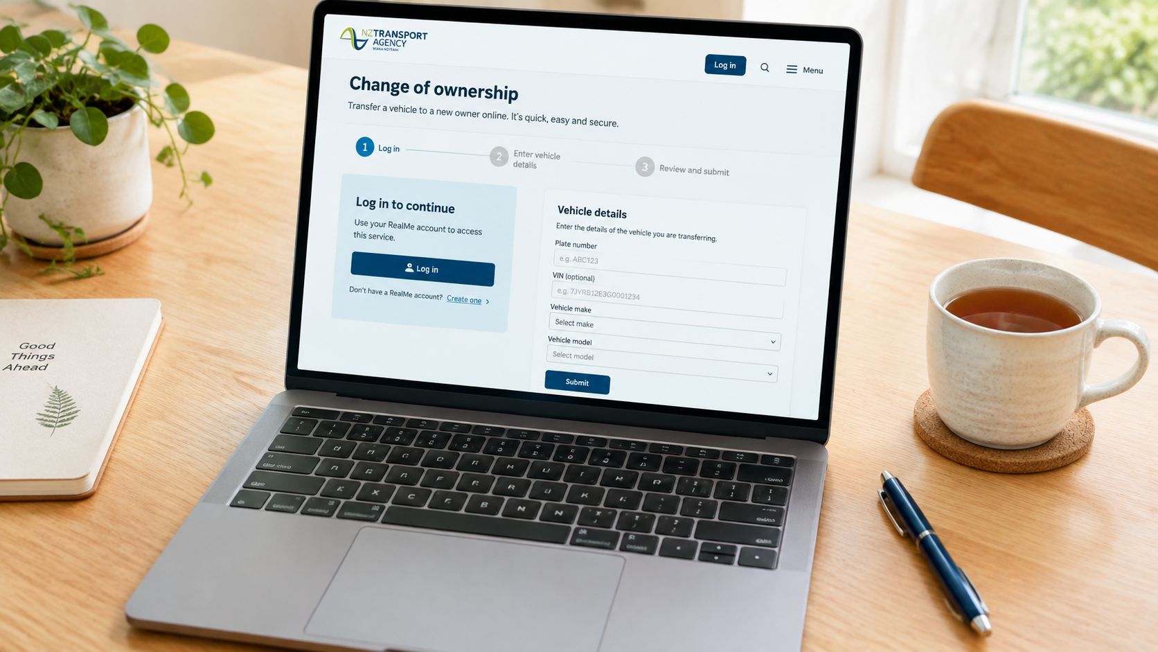 Screenshot from https://www.nzta.govt.nz/vehicles/vehicle-registration/change-of-ownership/online-notification/