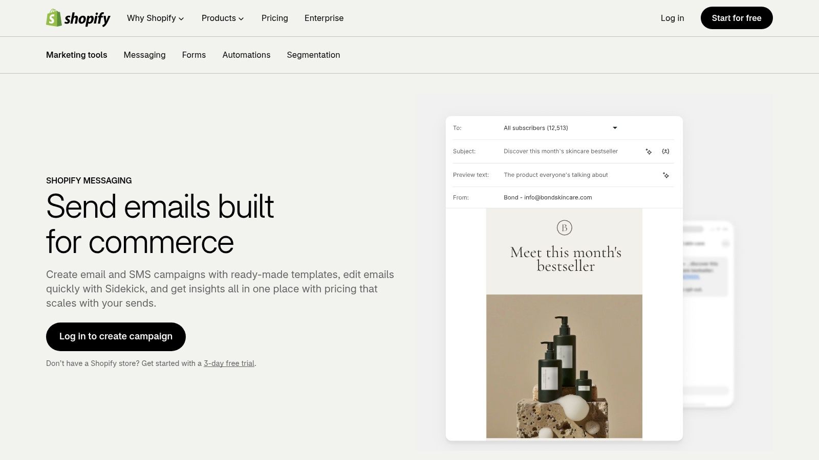 Shopify Messaging