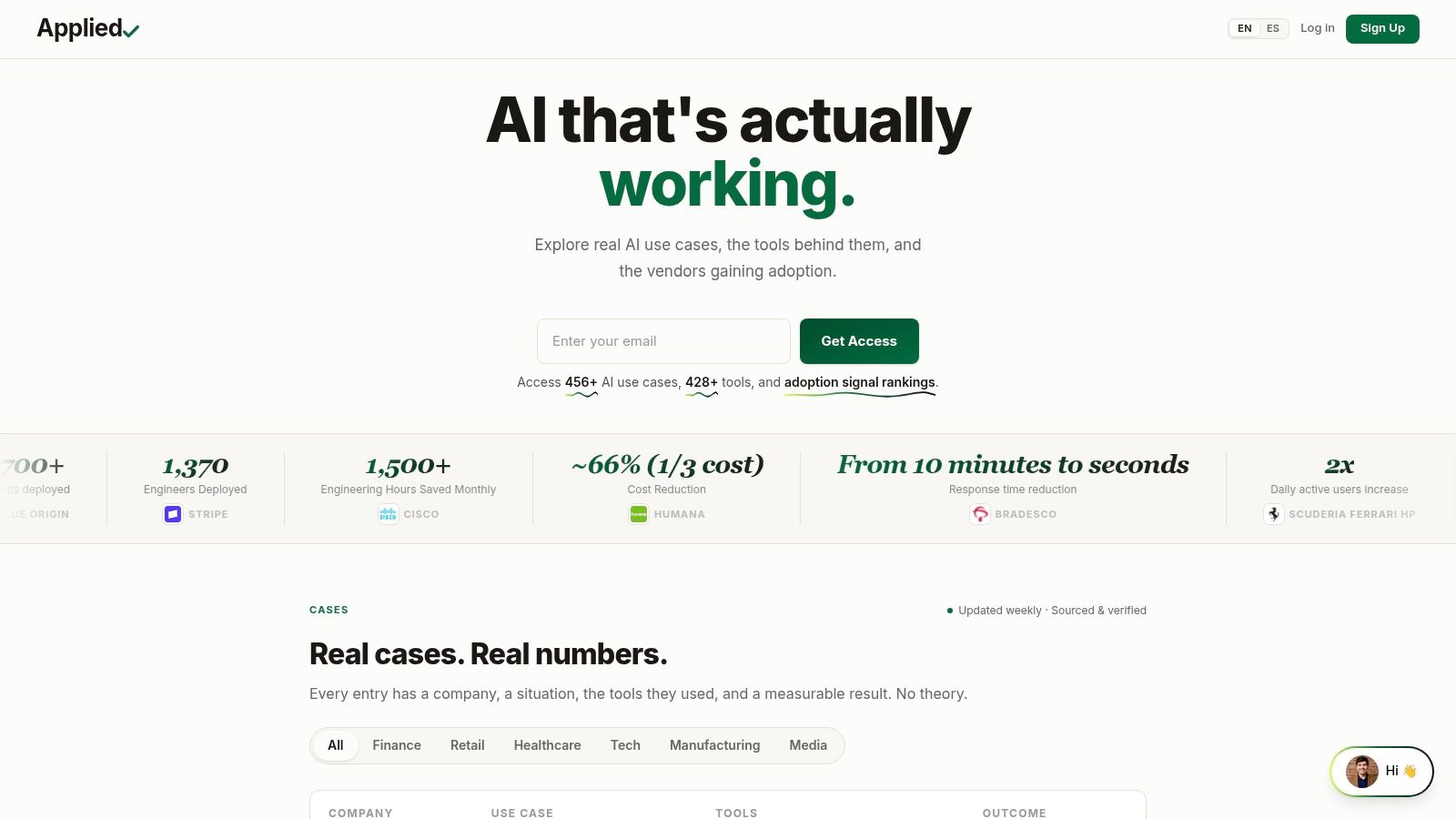 Screenshot from https://theapplied.co