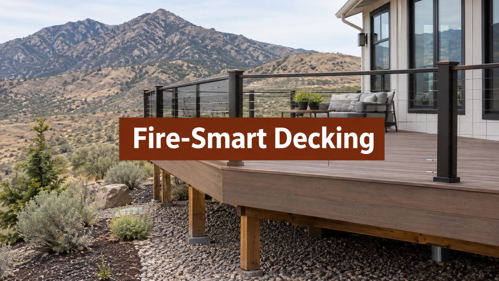Fire Resistant Decking Materials for Utah Homes