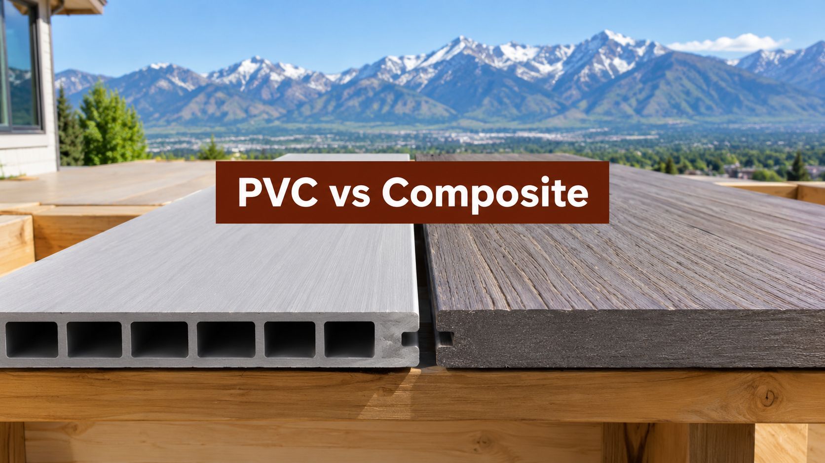 PVC vs Composite Decking for Utah Weather: A 2026 Guide