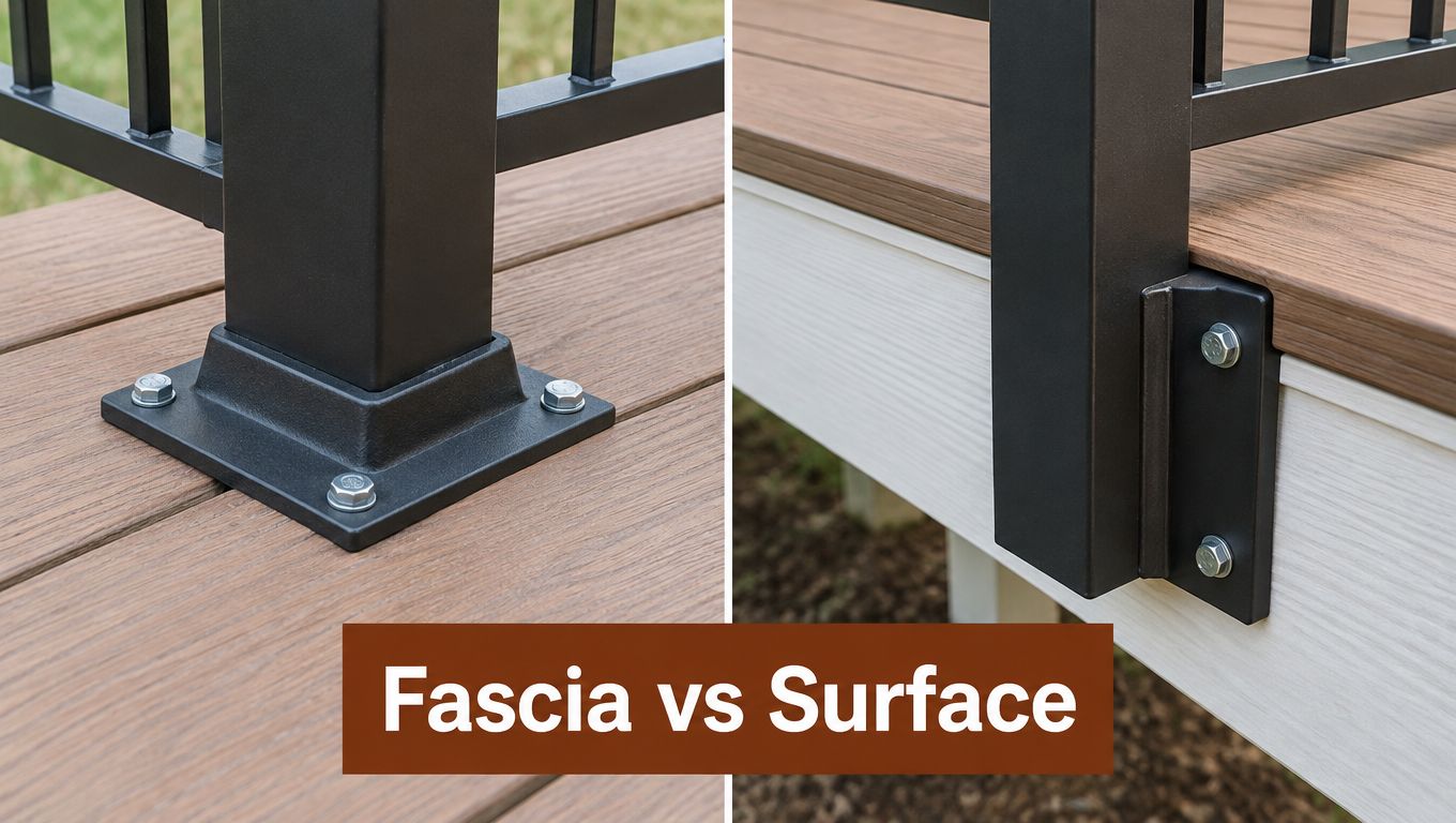 Fascia Mount vs Surface Mount Deck Railing in Utah article image