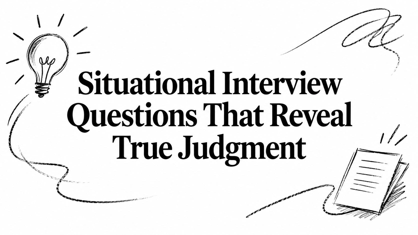 Situational Interview Questions That Reveal True Judgment