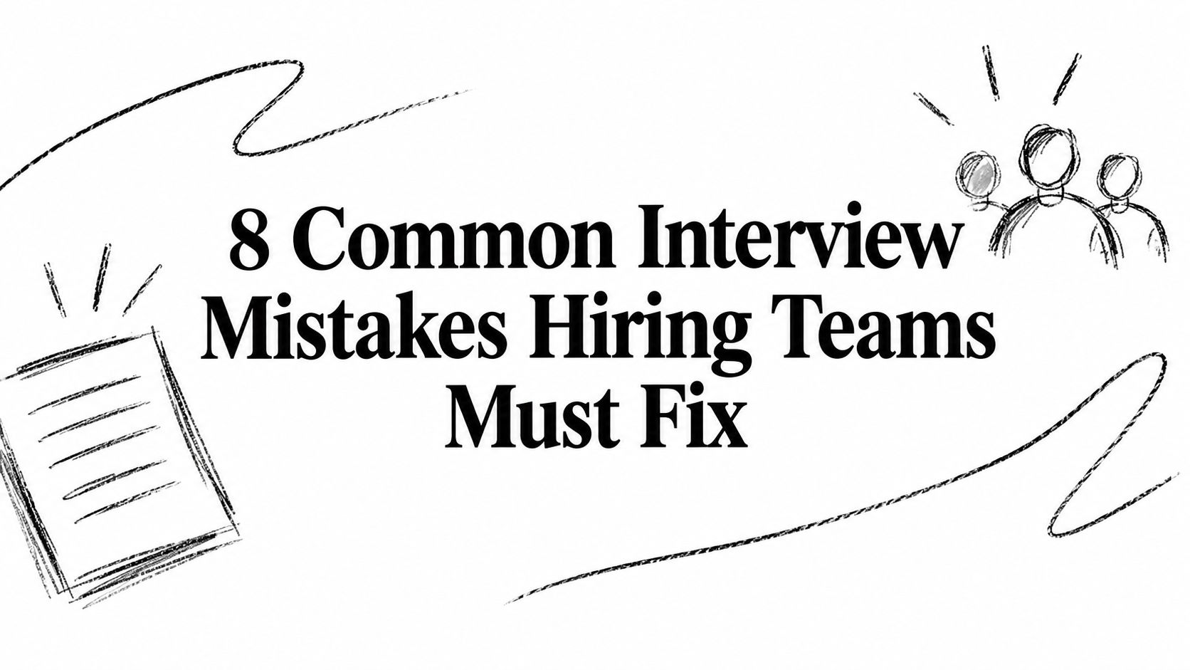 8 Common Interview Mistakes Hiring Teams Must Fix