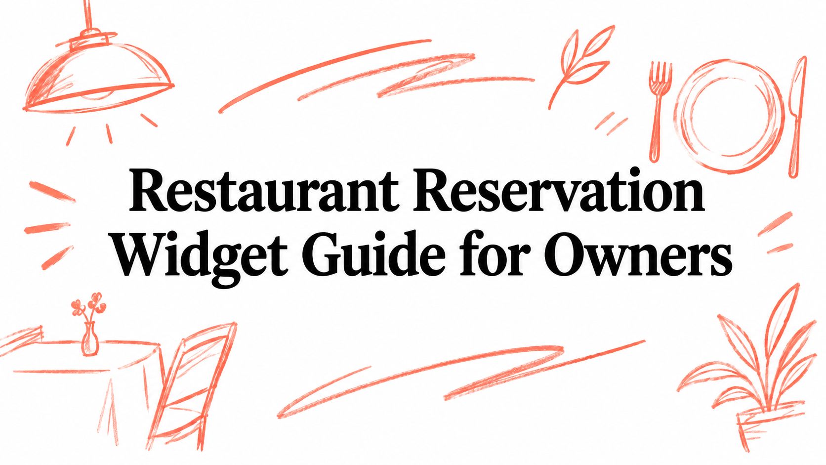 Restaurant Reservation Widget Guide for Owners