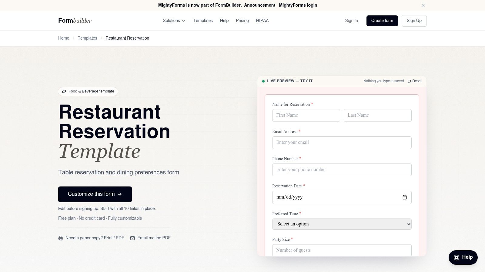 FormBuilder