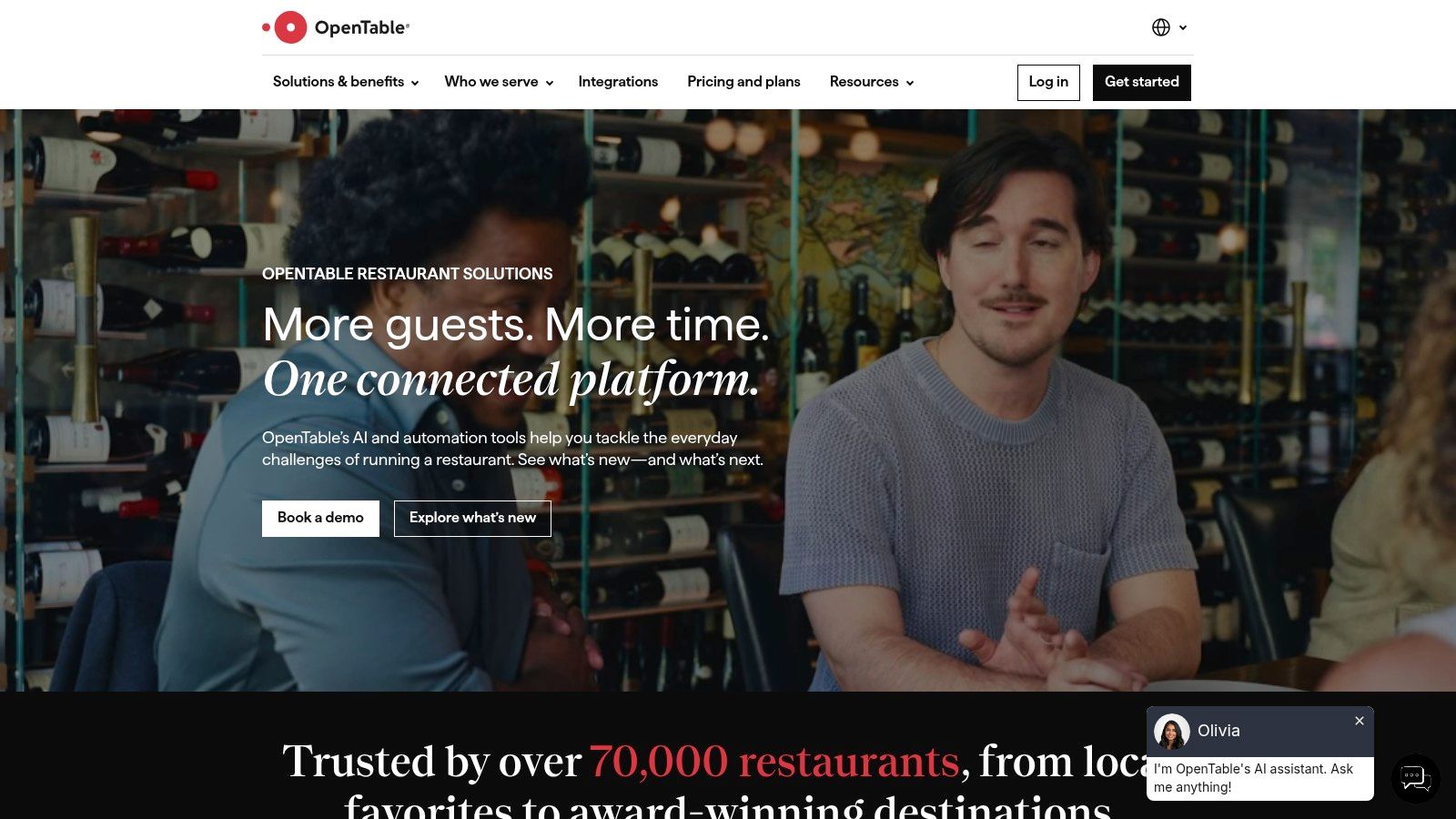 OpenTable restaurant booking platform