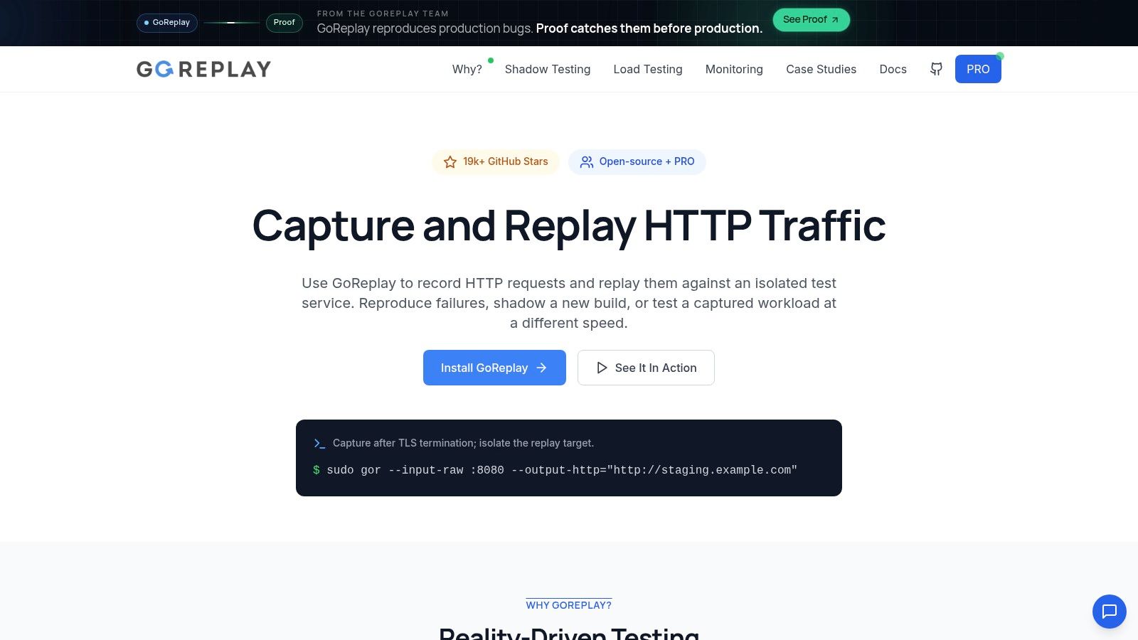 GoReplay