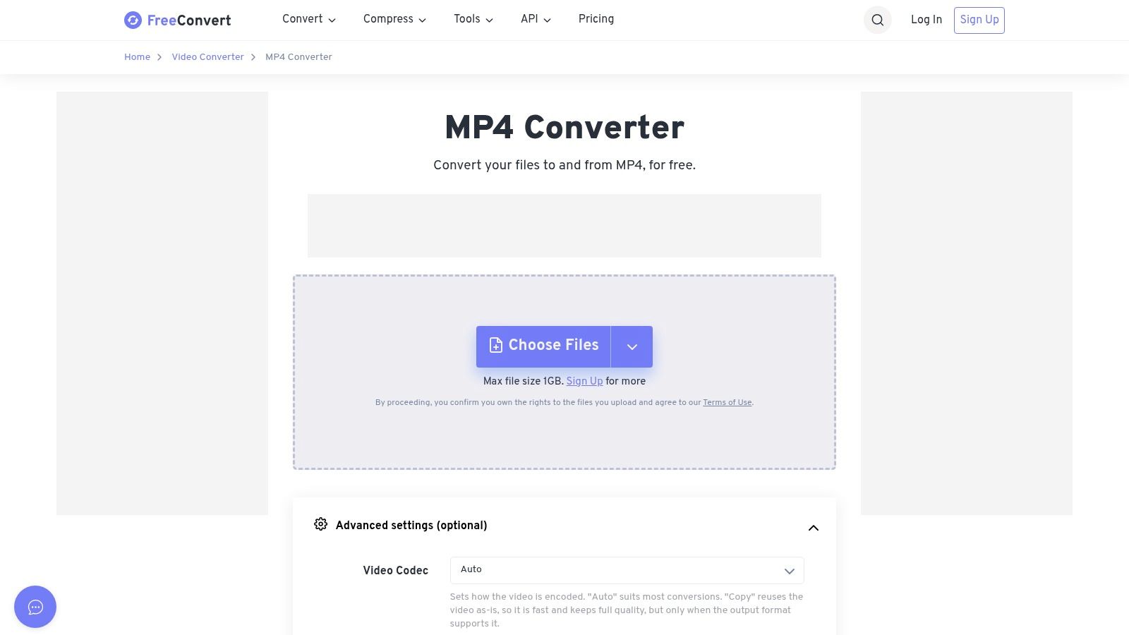 FreeConvert MP4 Converter