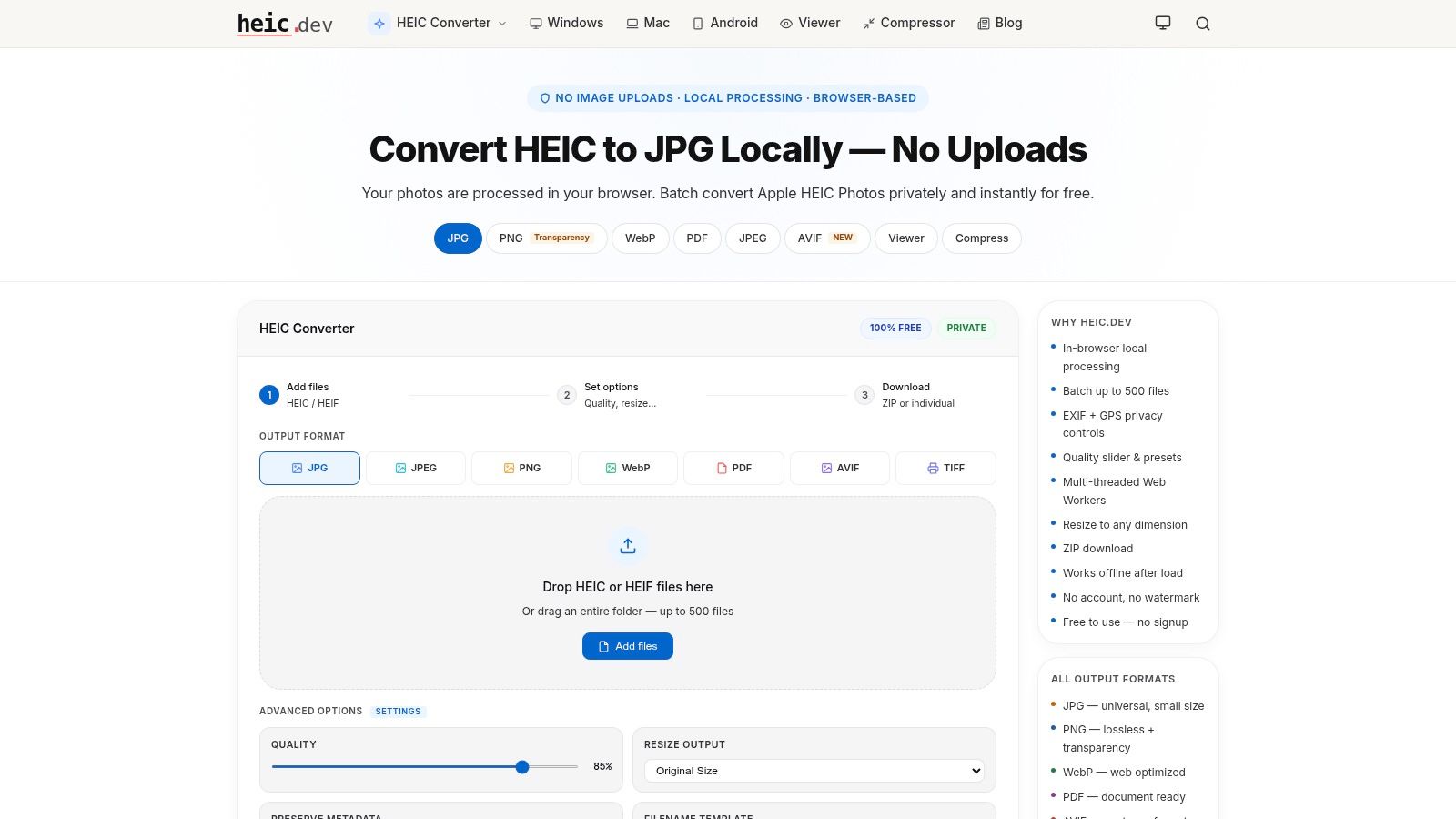 HEIC.dev