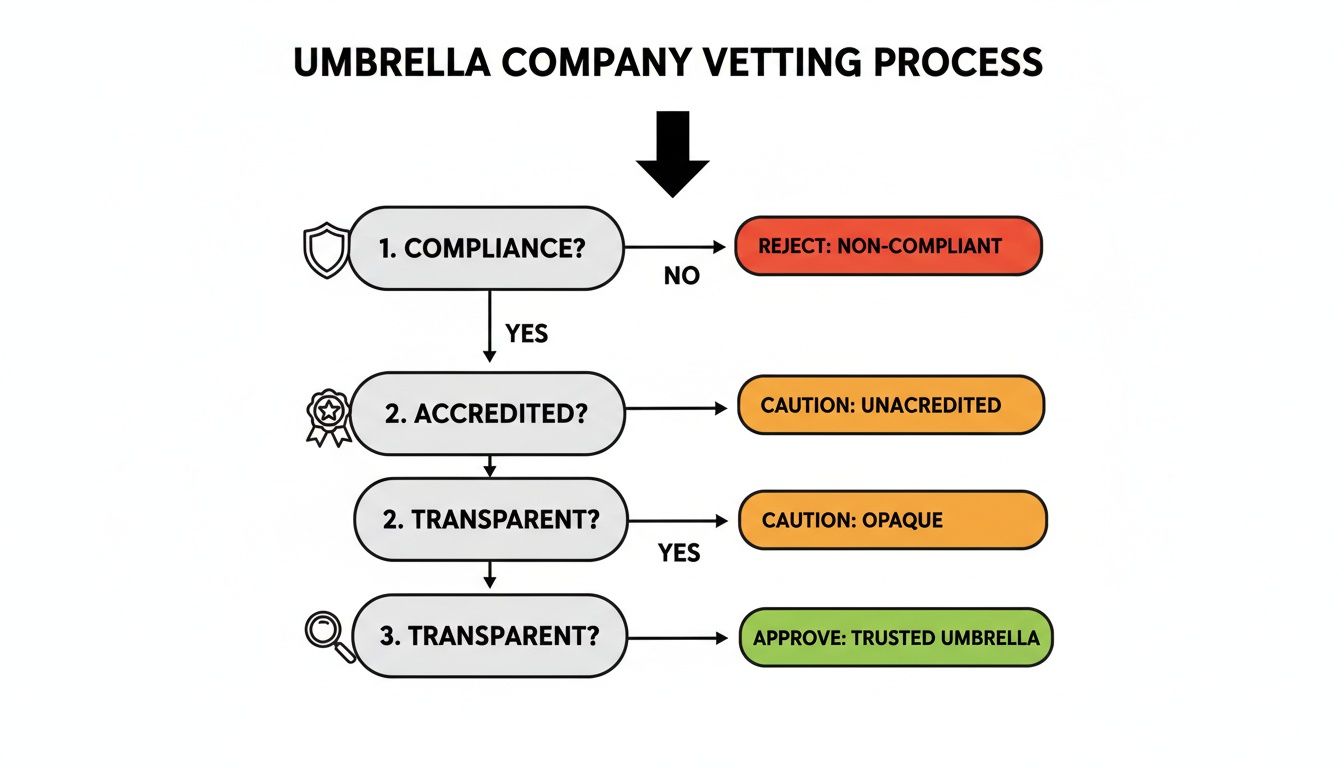 Contractor Vetting Process Flowchart Your Definitive UK Umbrella Company Comparison for 2026 ...