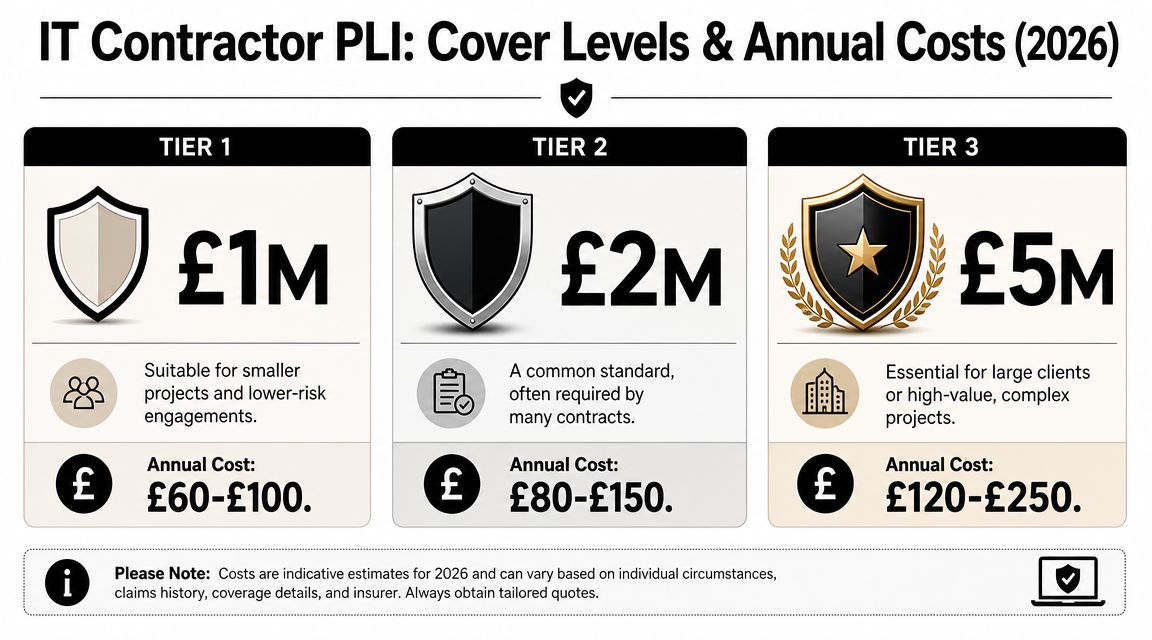 Typical Cover Levels and Annual Costs for 2026