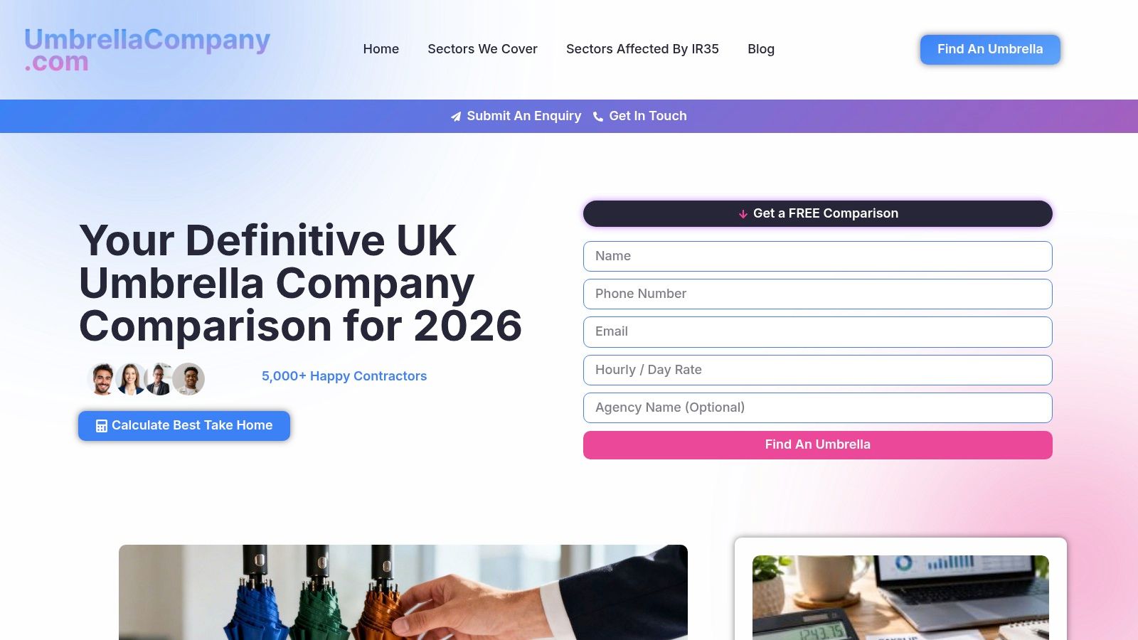 Your Definitive UK Umbrella Company Comparison for 2026