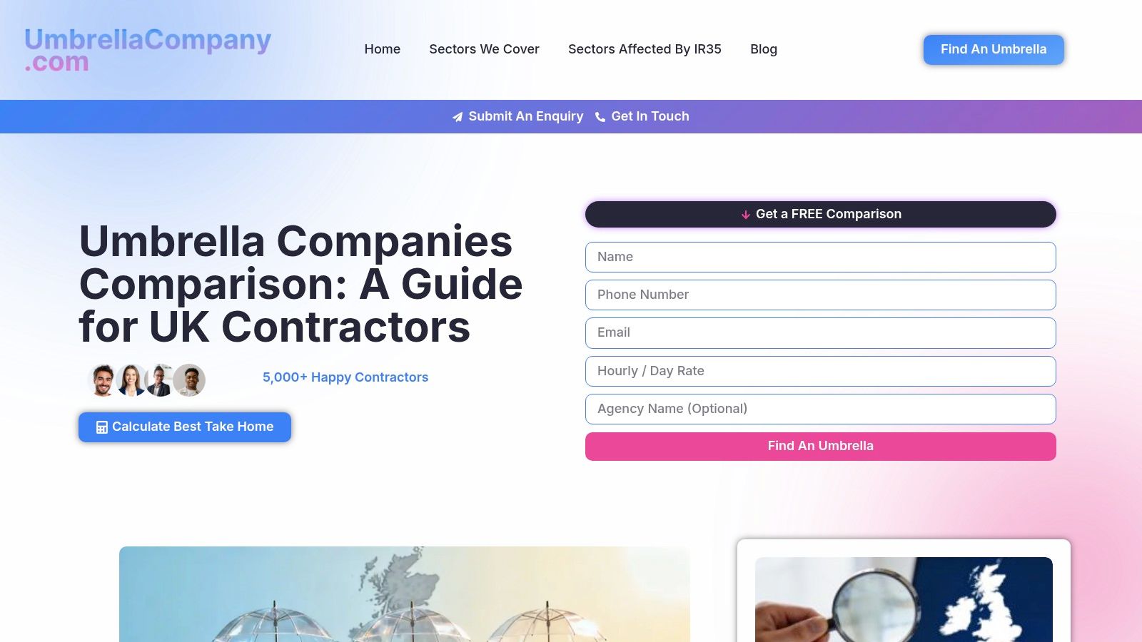 Umbrella Company Comparison Portal