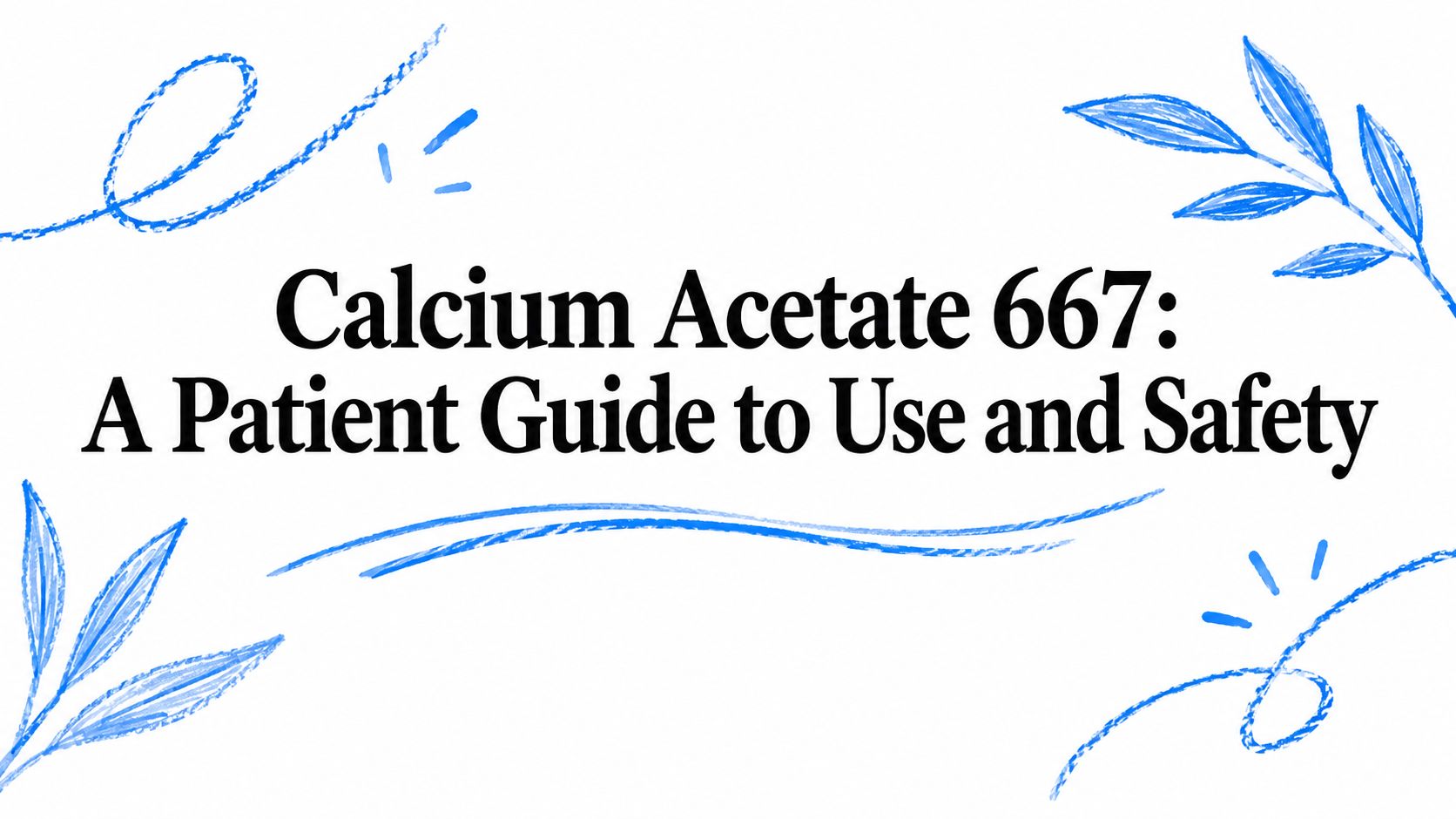 Calcium Acetate 667: A Patient Guide to Use and Safety