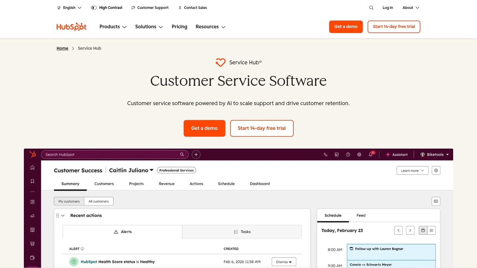 HubSpot Service Hub